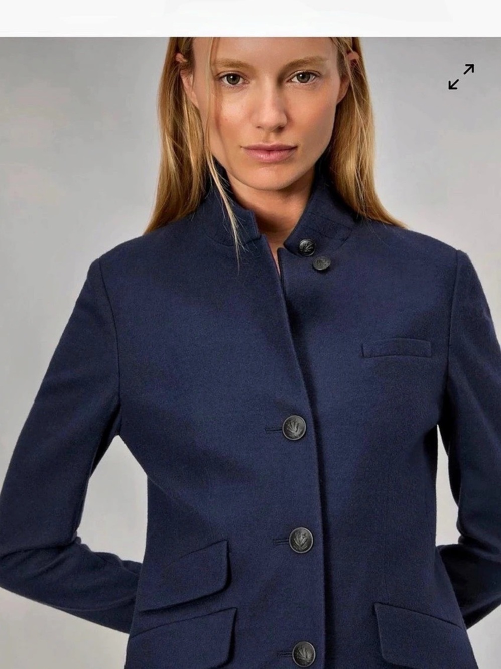 rag & bone Slade Blazer Blue Size 8 NWT